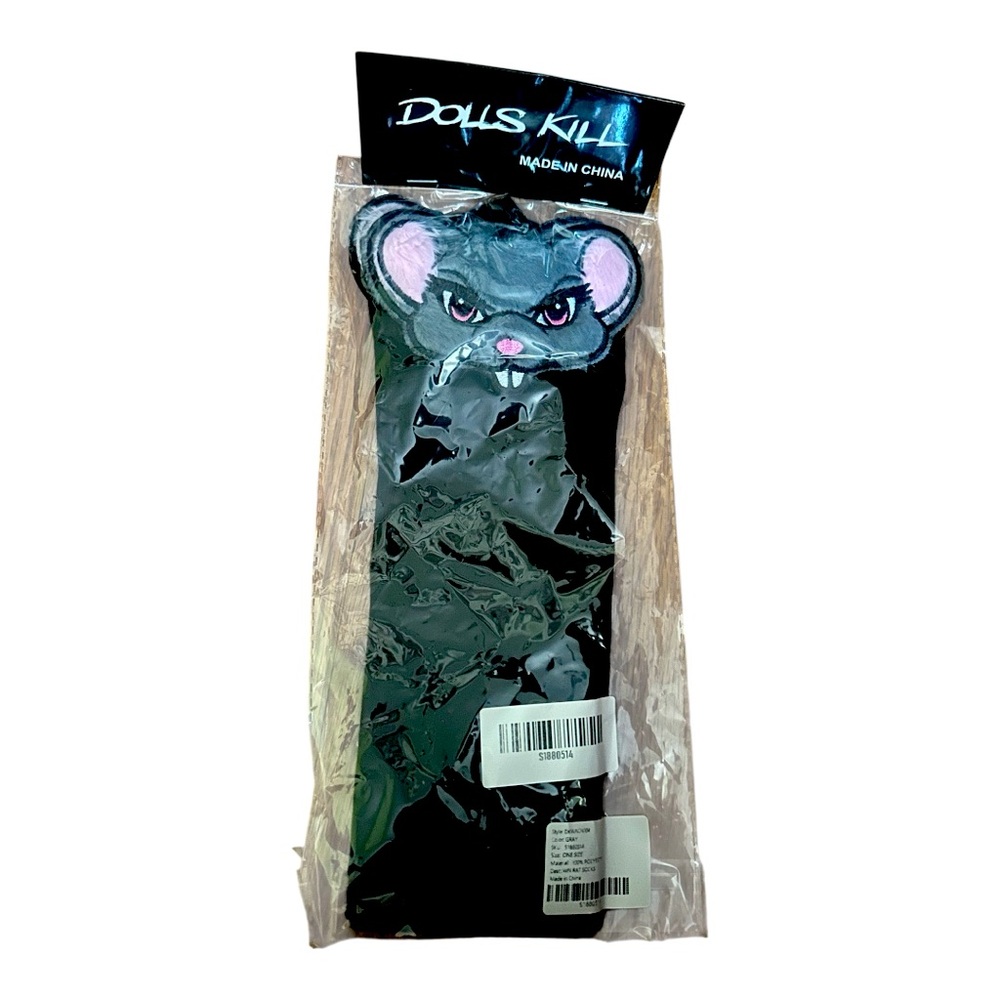 Dolls kill new in package rare HTF knee high rat socks